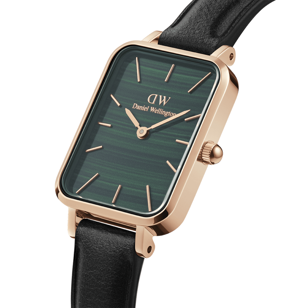Quadro Pressed Sheffield Green Rose Gold