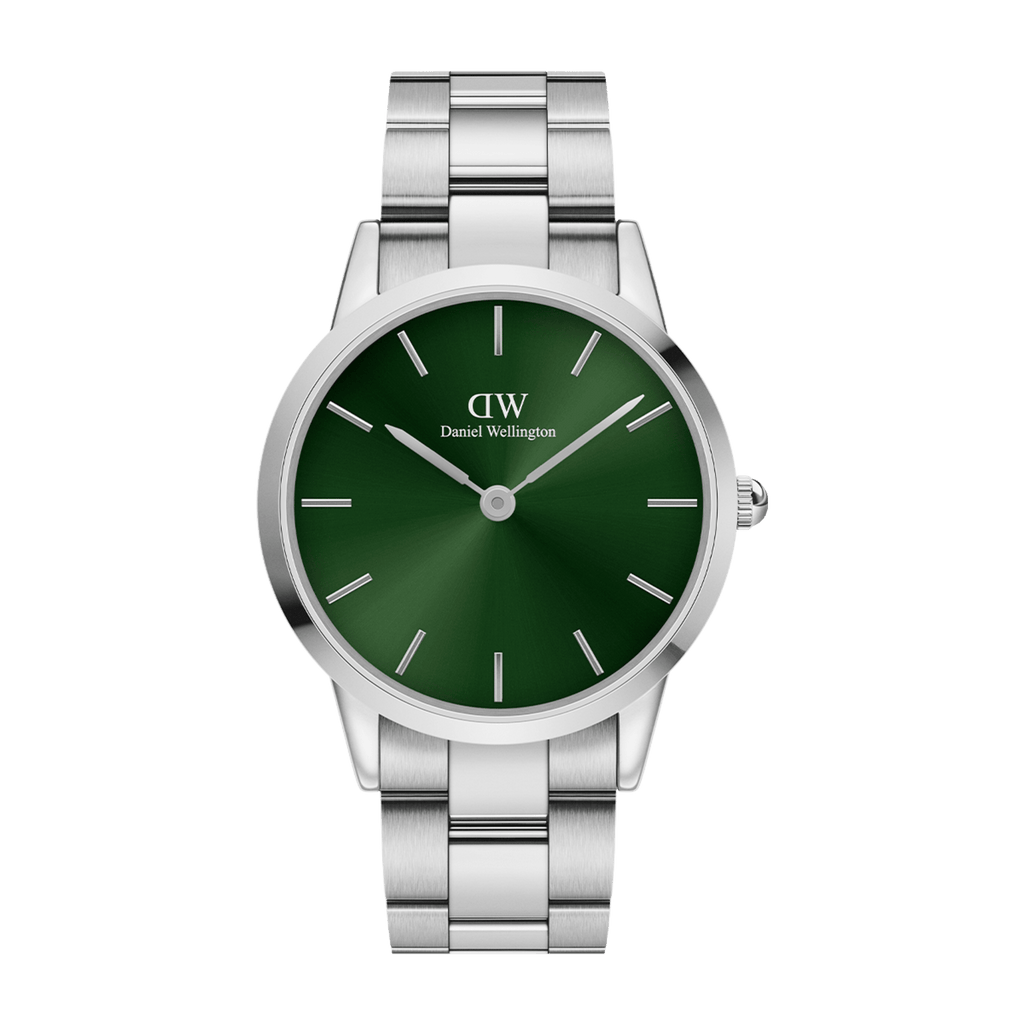 Iconic Link Emerald Green Silver
