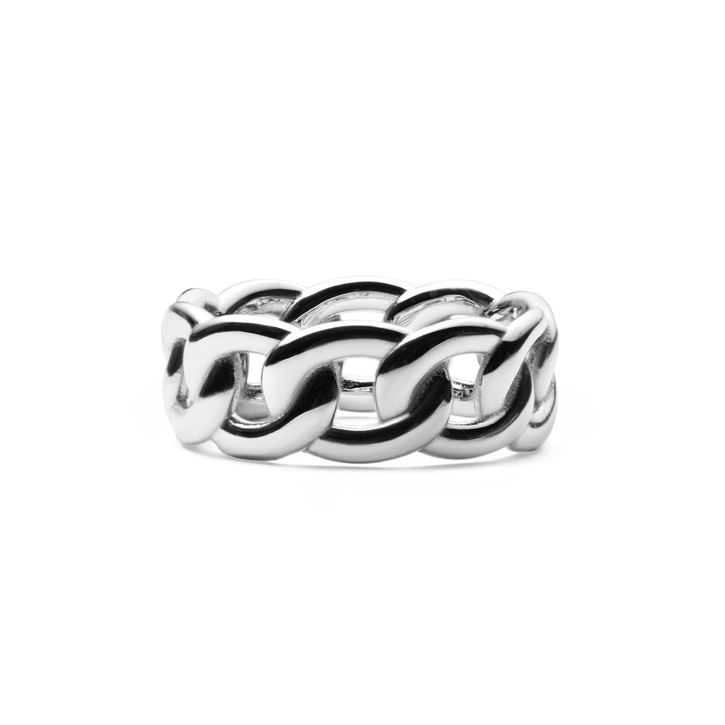 Chunky Chain Ring Silver