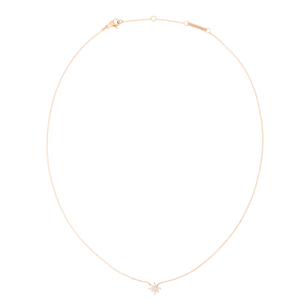 Mirelle Star Necklace Rose Gold