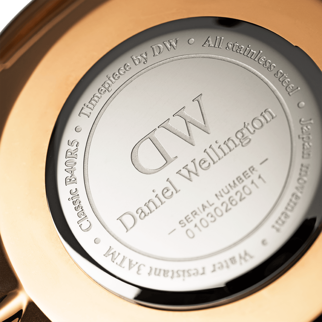 Classic Black St Mawes Rose Gold