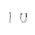 Arch Earrings Silver 9mm