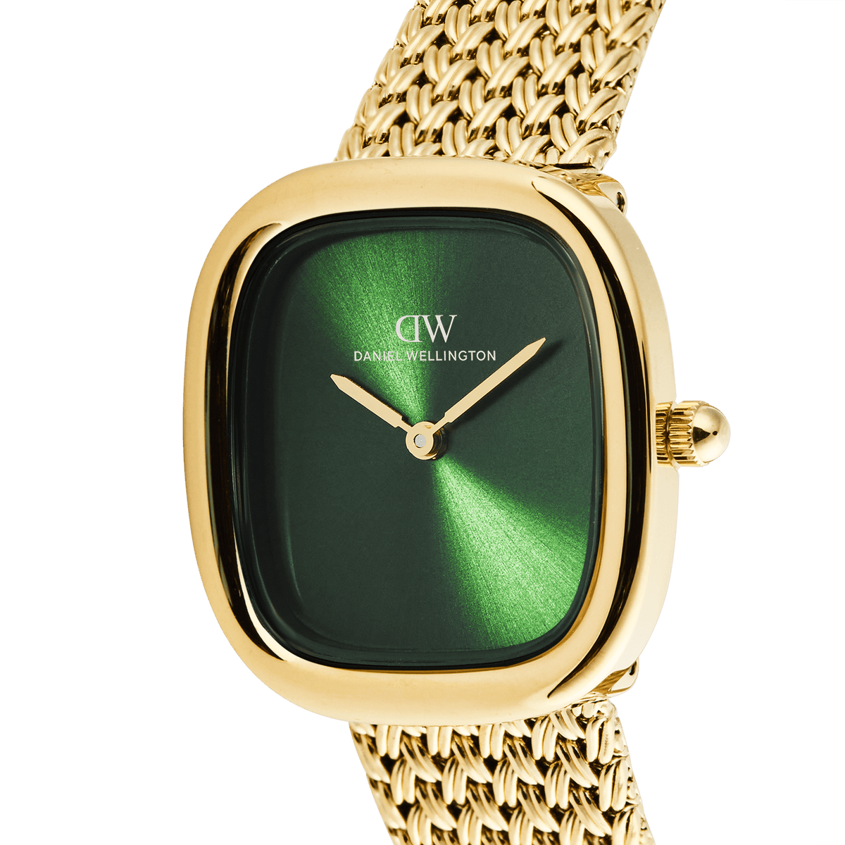 Margot Braided Mesh Emerald Gold