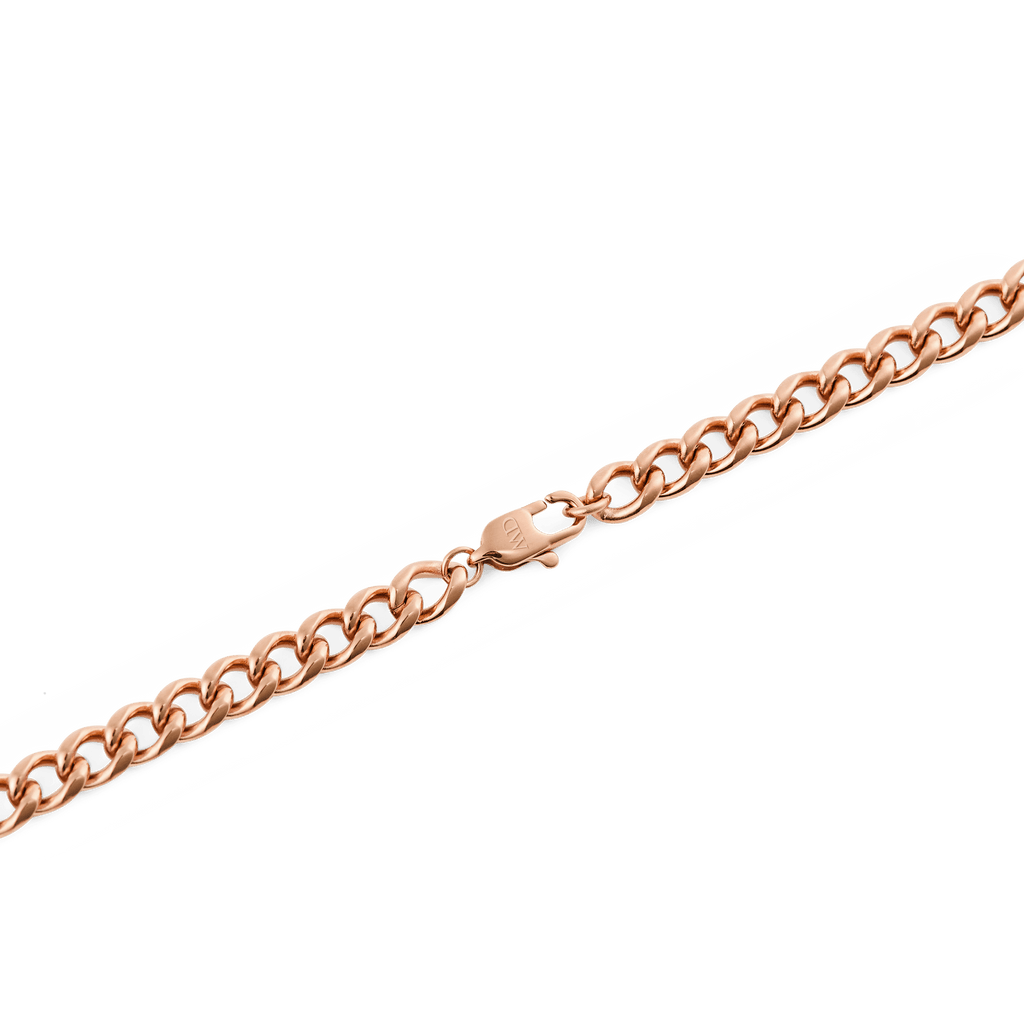 Ellipse 4mm Necklace Rose Gold