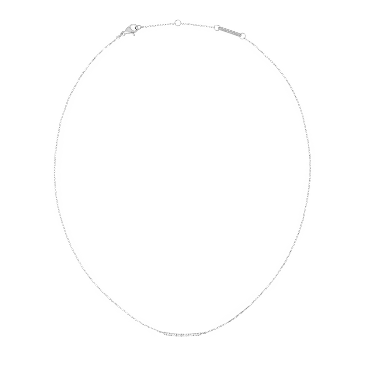 Mirelle Eternity Necklace Silver