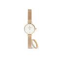 Petite Mini & Pave Crystal Ring Gold Set