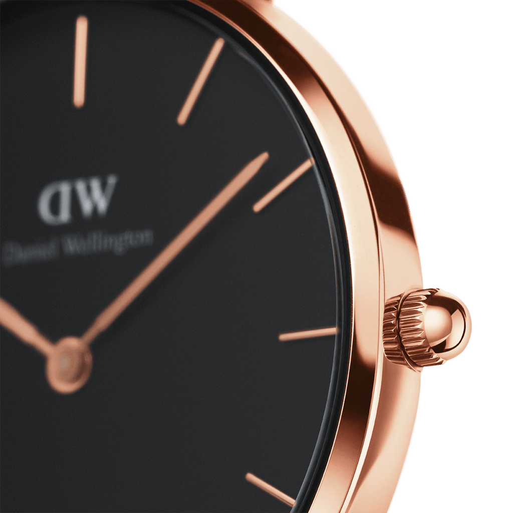 Petite Dover Black Rose Gold