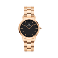Iconic Link Black Rose Gold