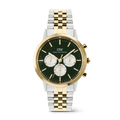 Iconic Chronograph Arch 5-Link Emerald Panda Two Tone