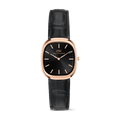 Cort Black Leather Black Rose Gold