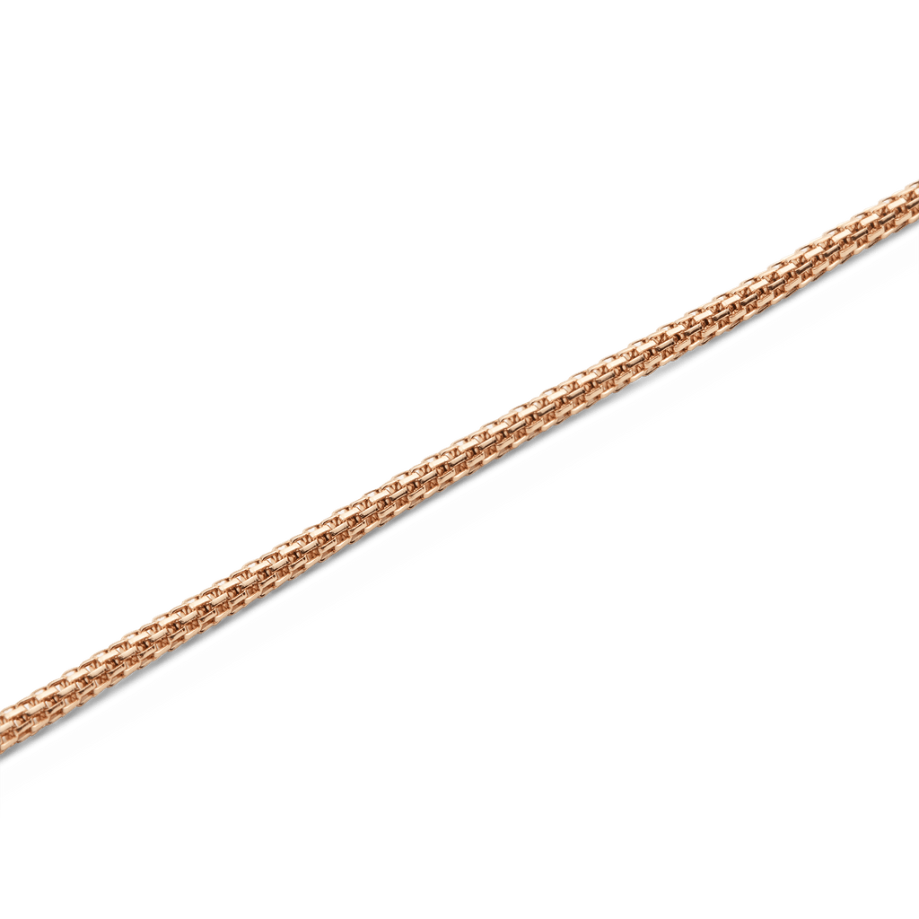 Tide Mesh Necklace Rose Gold 1.8