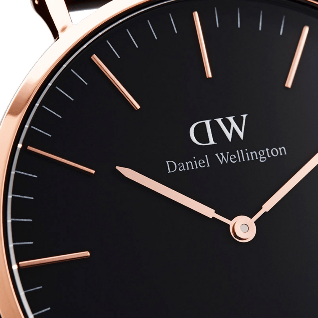 Classic Black St Mawes Rose Gold