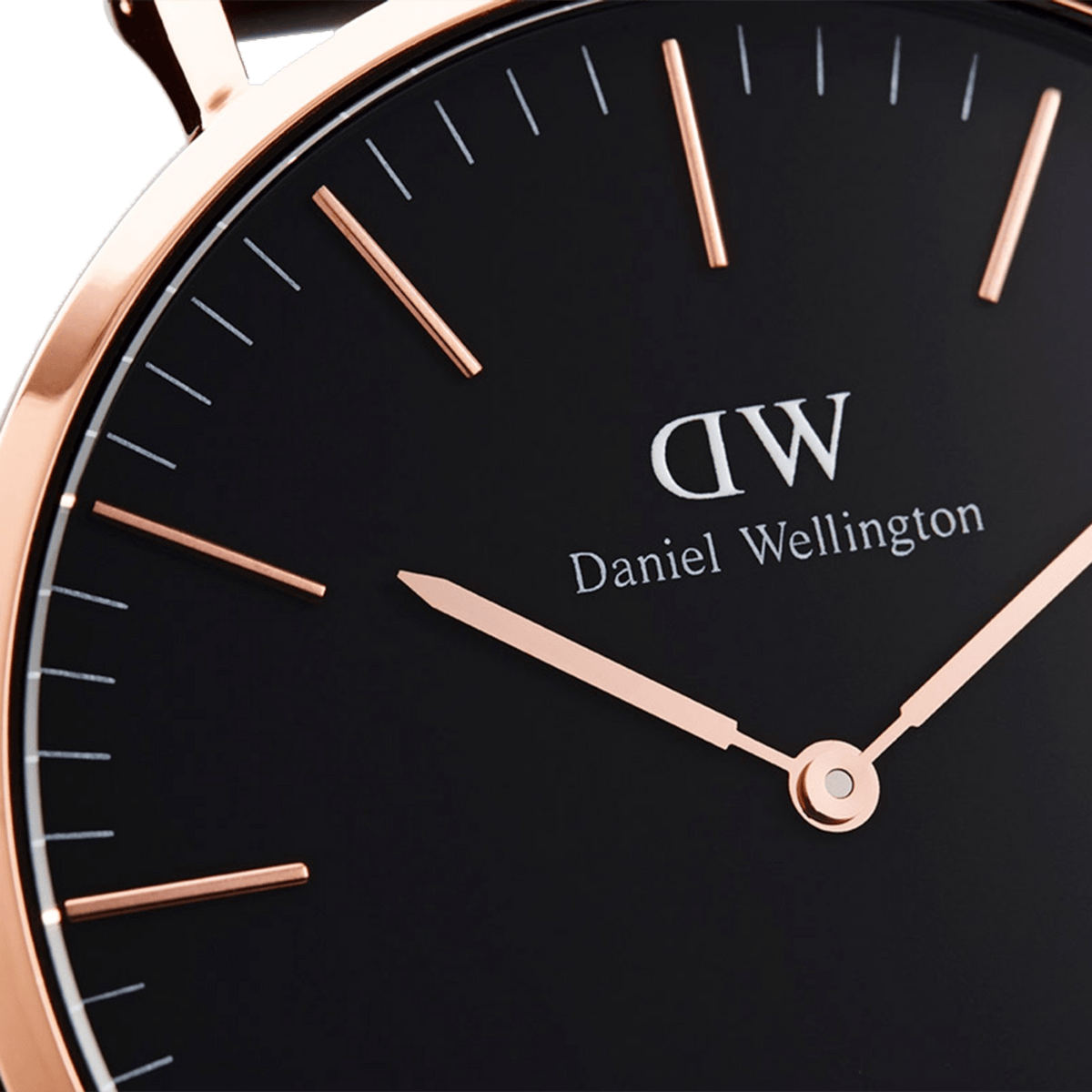 Classic Black St Mawes Rose Gold