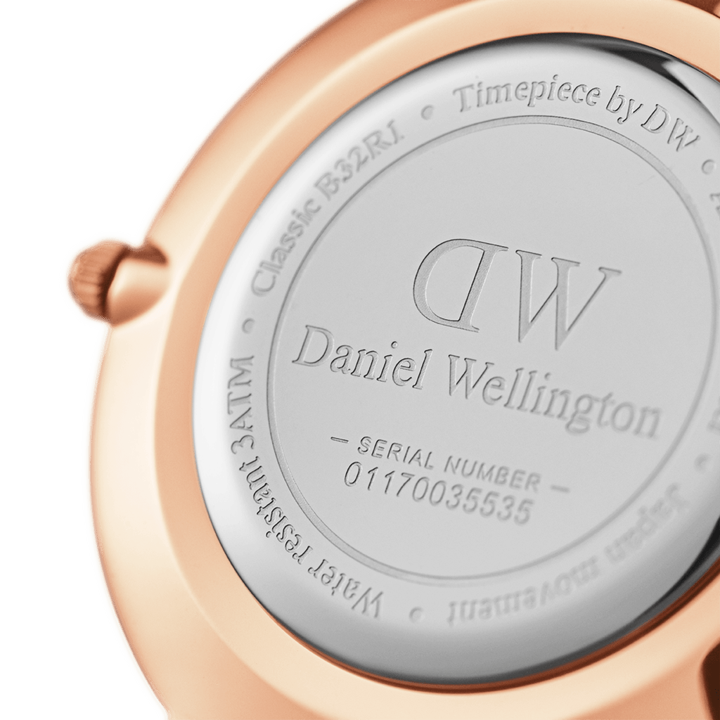 Petite Dover Black Rose Gold