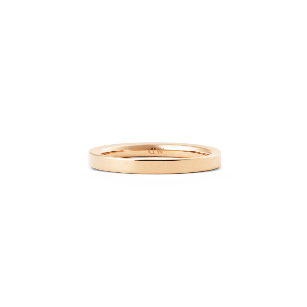 Line Ring Polished Rose Gold 2.5mm