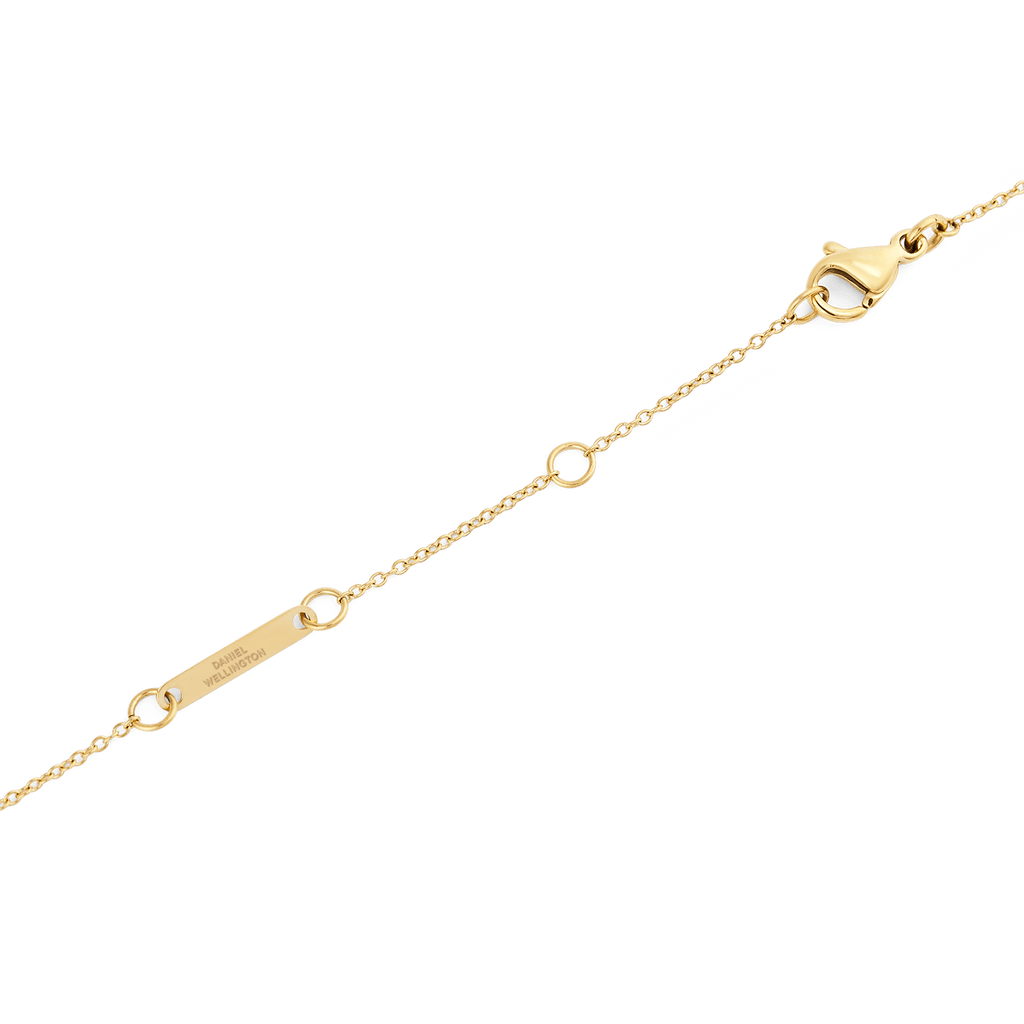 Pearl Step Necklace Gold