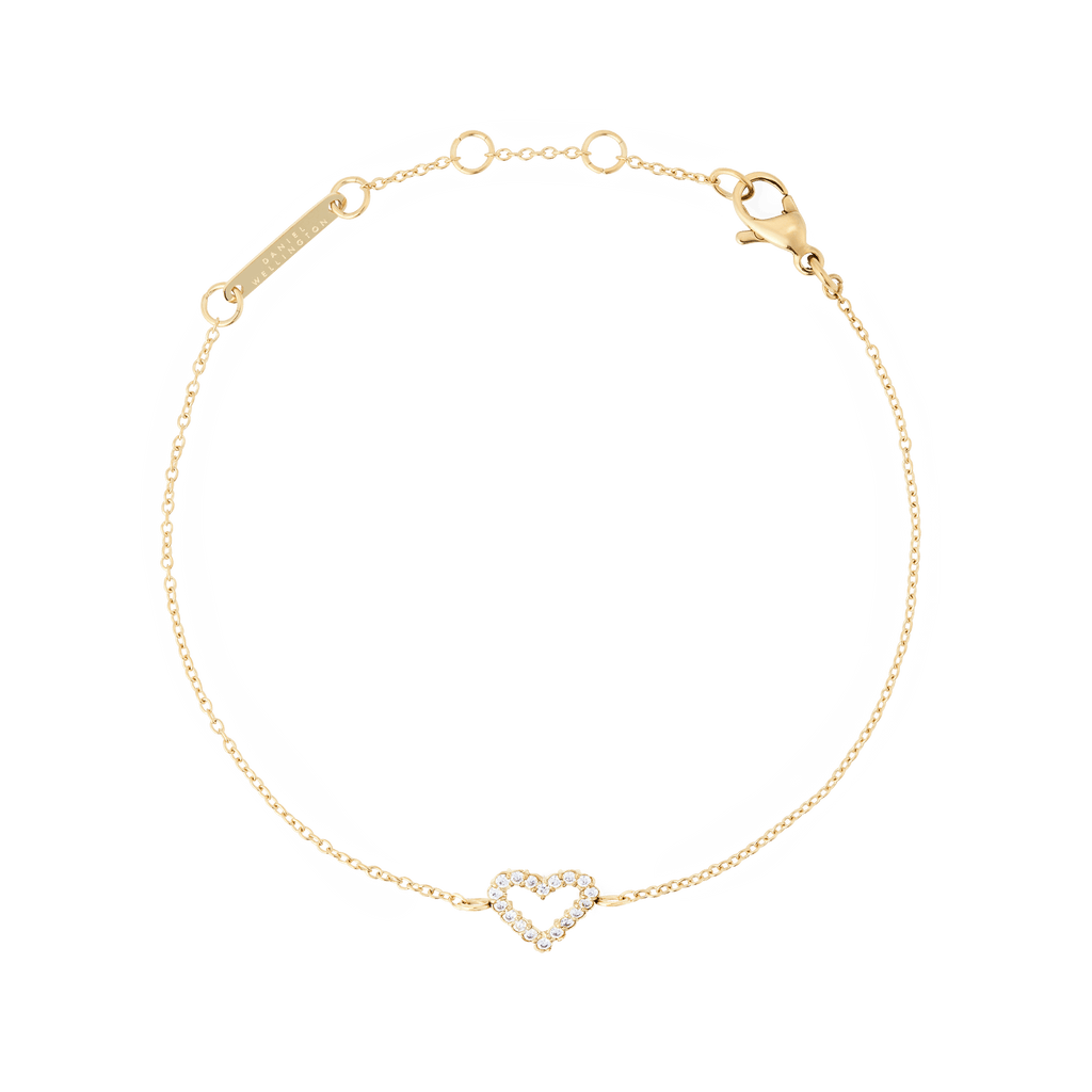 Mirelle Heart Bracelet Gold