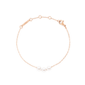 Pearl Trio Bracelet Rose Gold
