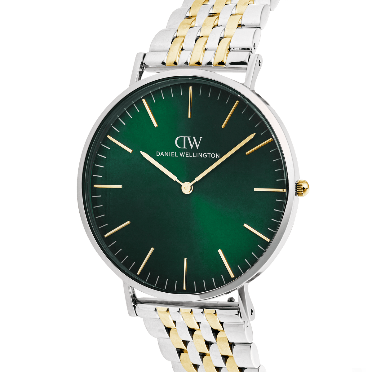 Classic 7-Link Emerald Two Tone