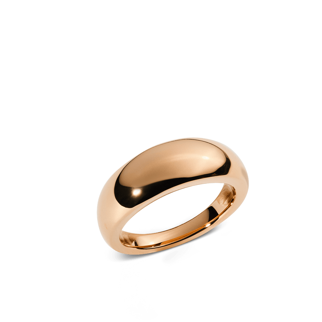 Flow Ring 8mm Rose Gold