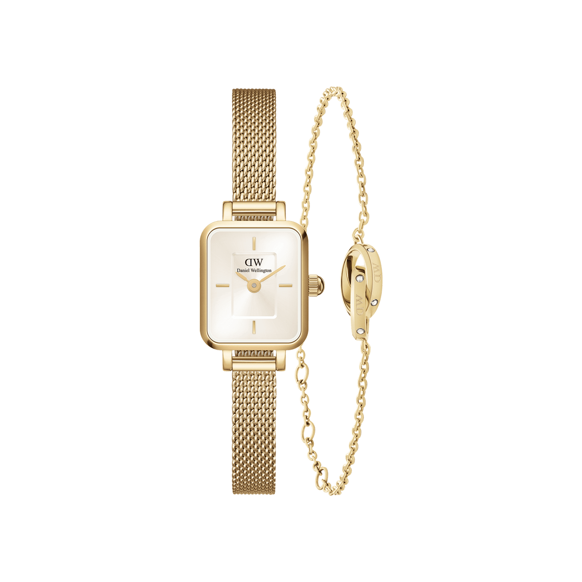 Quadro Mini Champagne + Lumine Unity Bracelet Gold