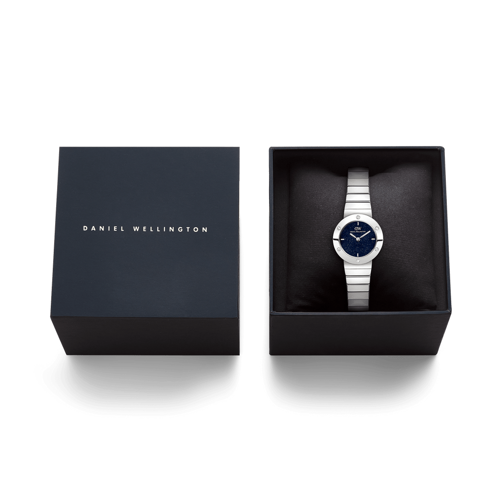 Stella Piano-Link Crystal Blue-Sandstone Silver