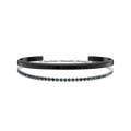 Classic Bracelet Black & Tennis Bracelet Nightfall Silver