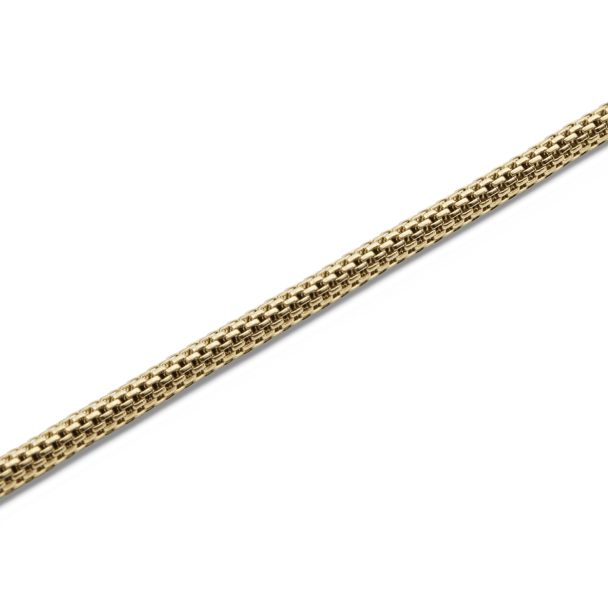 Tide Mesh Necklace Gold 2.8