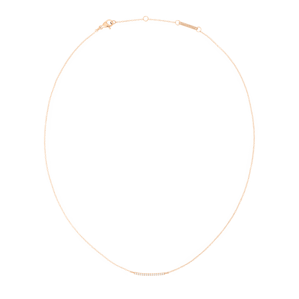 Mirelle Eternity Necklace Rose Gold