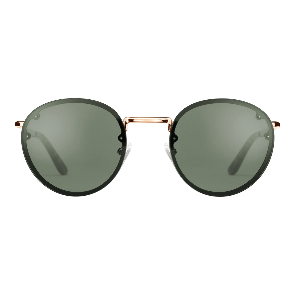 Arch Steel Green Rose Gold