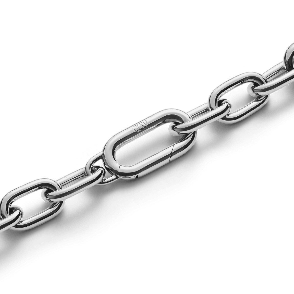 Crystal Link Bracelet Silver