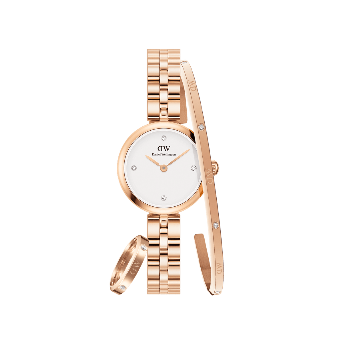 Elan Lumine Watch + Lumine Bracelet & Ring Rose Gold
