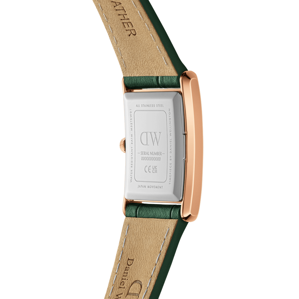 Bound Crocodile Emerald Sunray Rose Gold