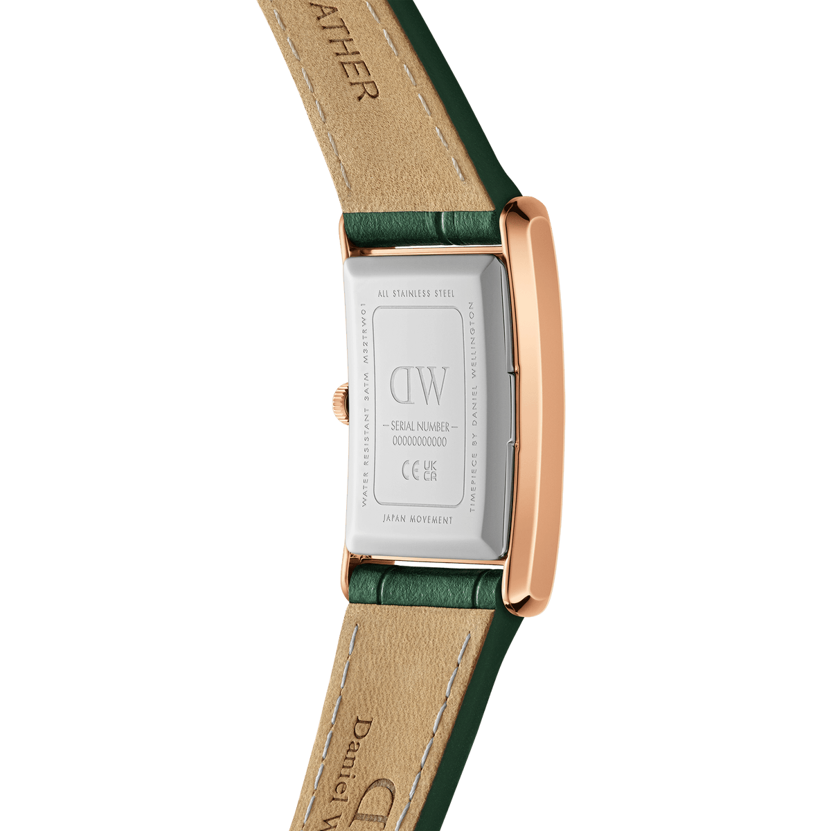 Bound Crocodile Emerald Sunray Rose Gold