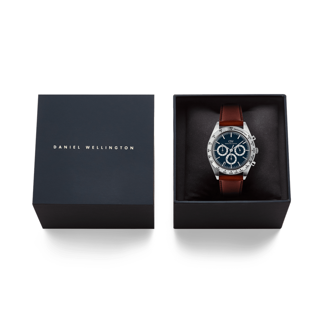 Iconic Tachymeter  St-Mawes Arctic Silver