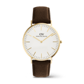Classic Brown Canvas Gold
