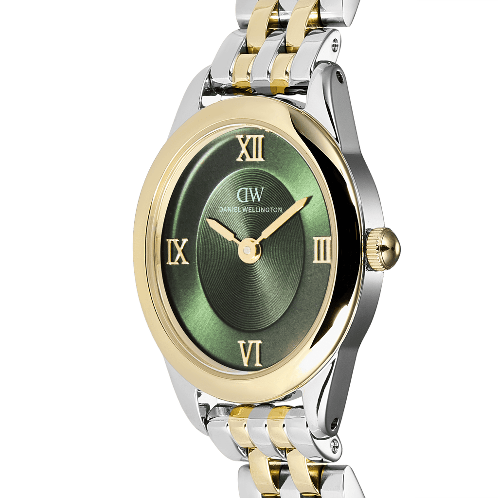 Ophelia Mini Beans Link Emerald Two Tone