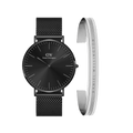 Classic Mesh + Elan Bracelet Black