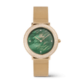 Crystalline Bezel Evergold Green