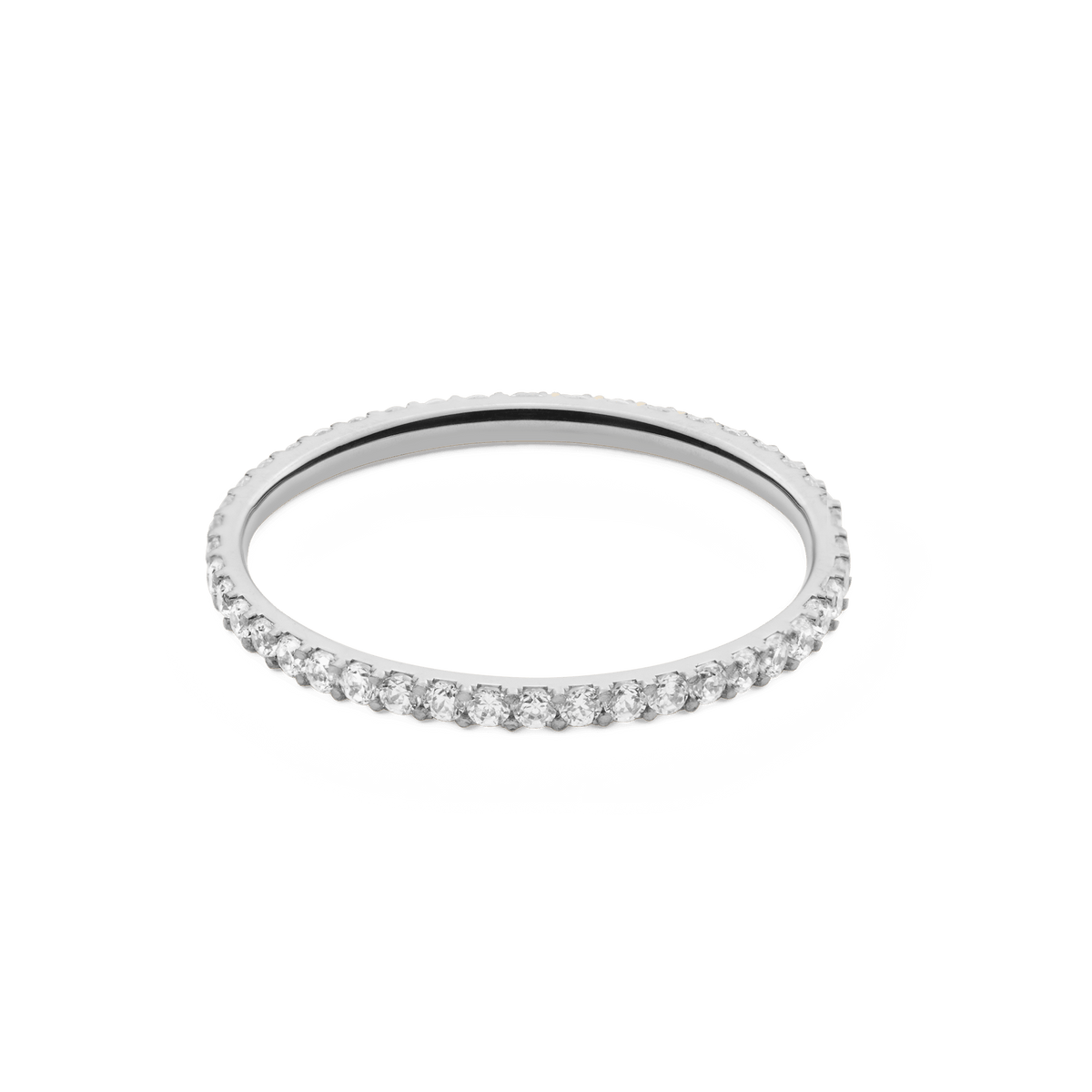 Mirelle Eternity Ring Silver 1.4 mm