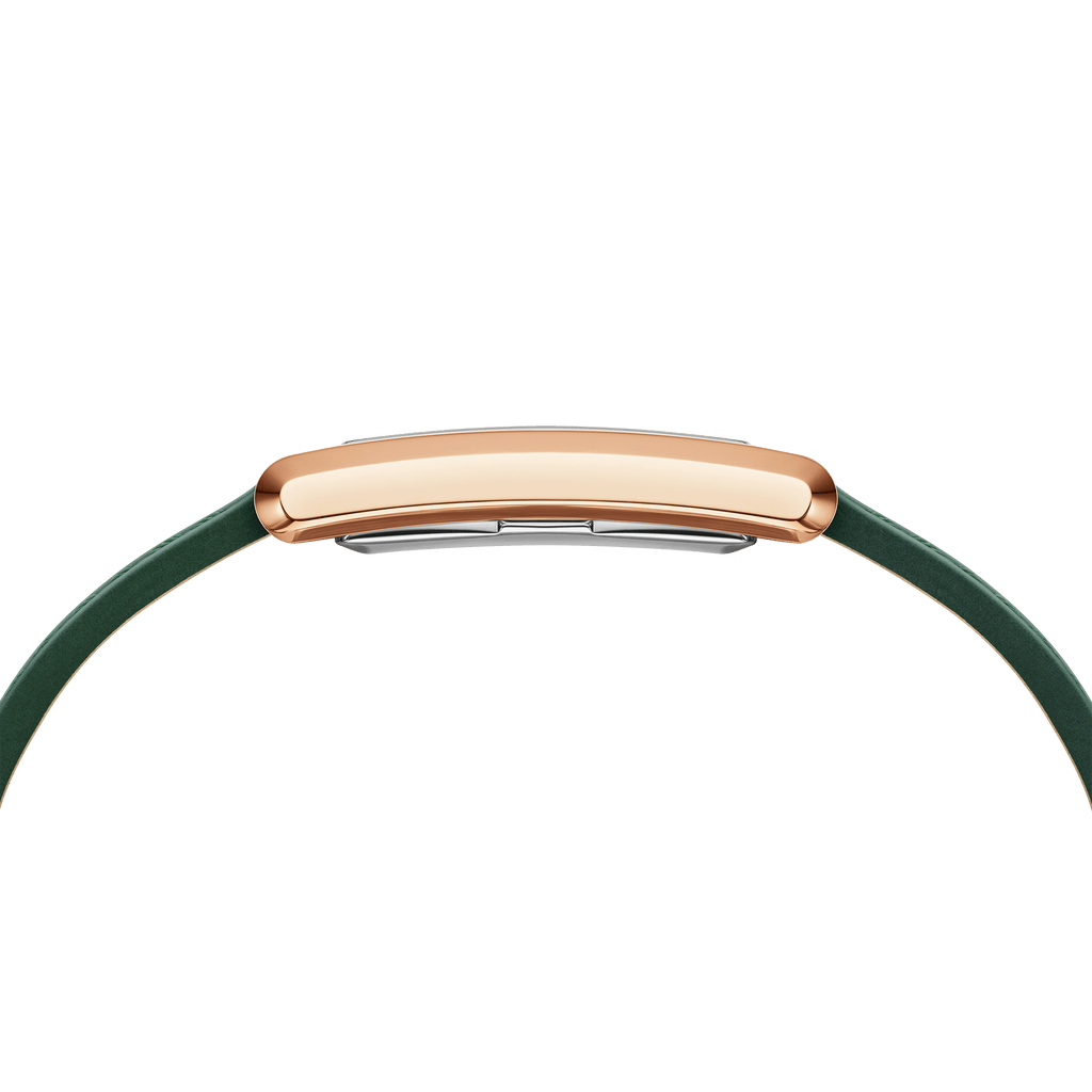 Bound Crocodile Emerald Sunray Rose Gold