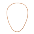 Ellipse 4mm Necklace Rose Gold