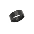 Line Ring Brushed Graphite 8mm
