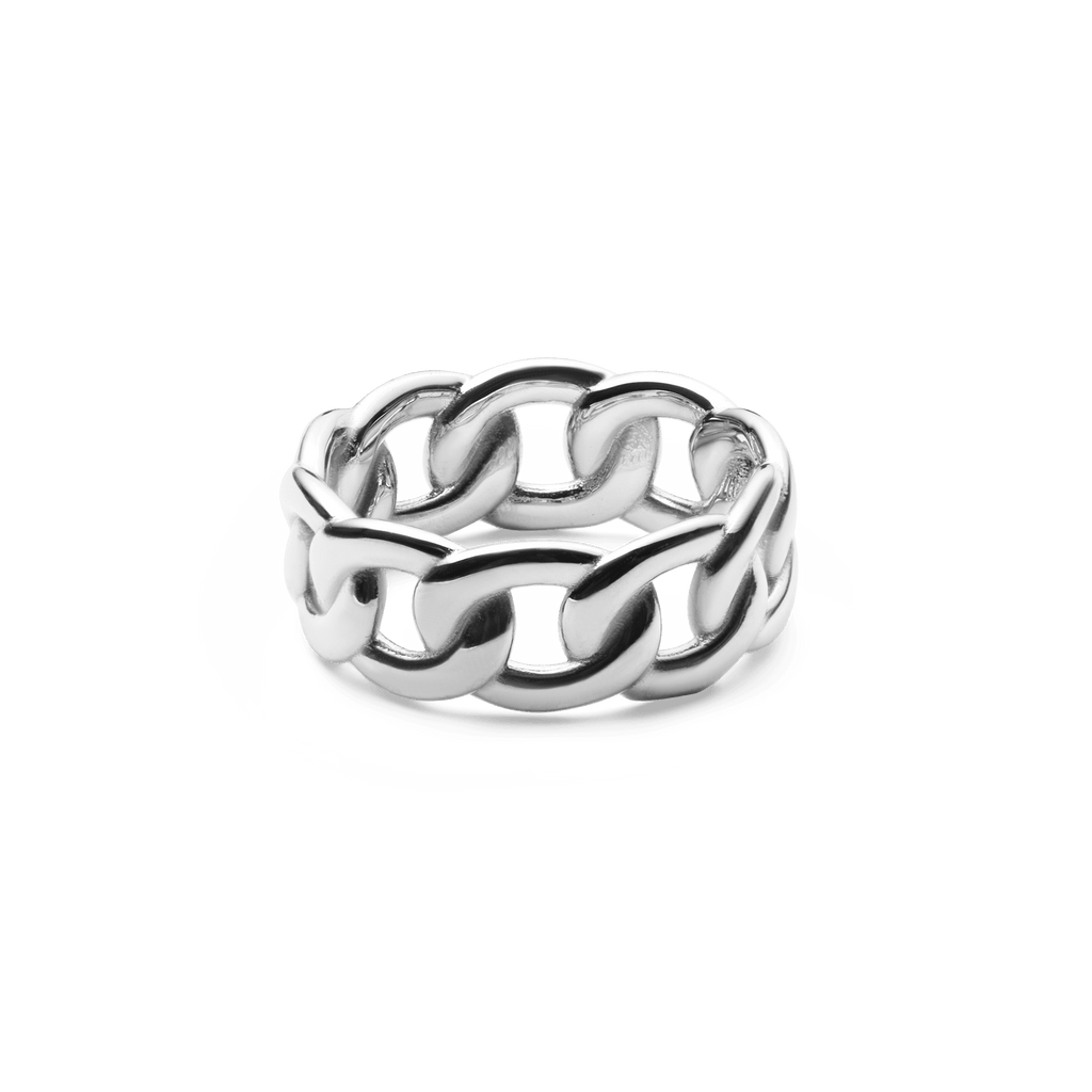 Chunky Chain Ring Silver