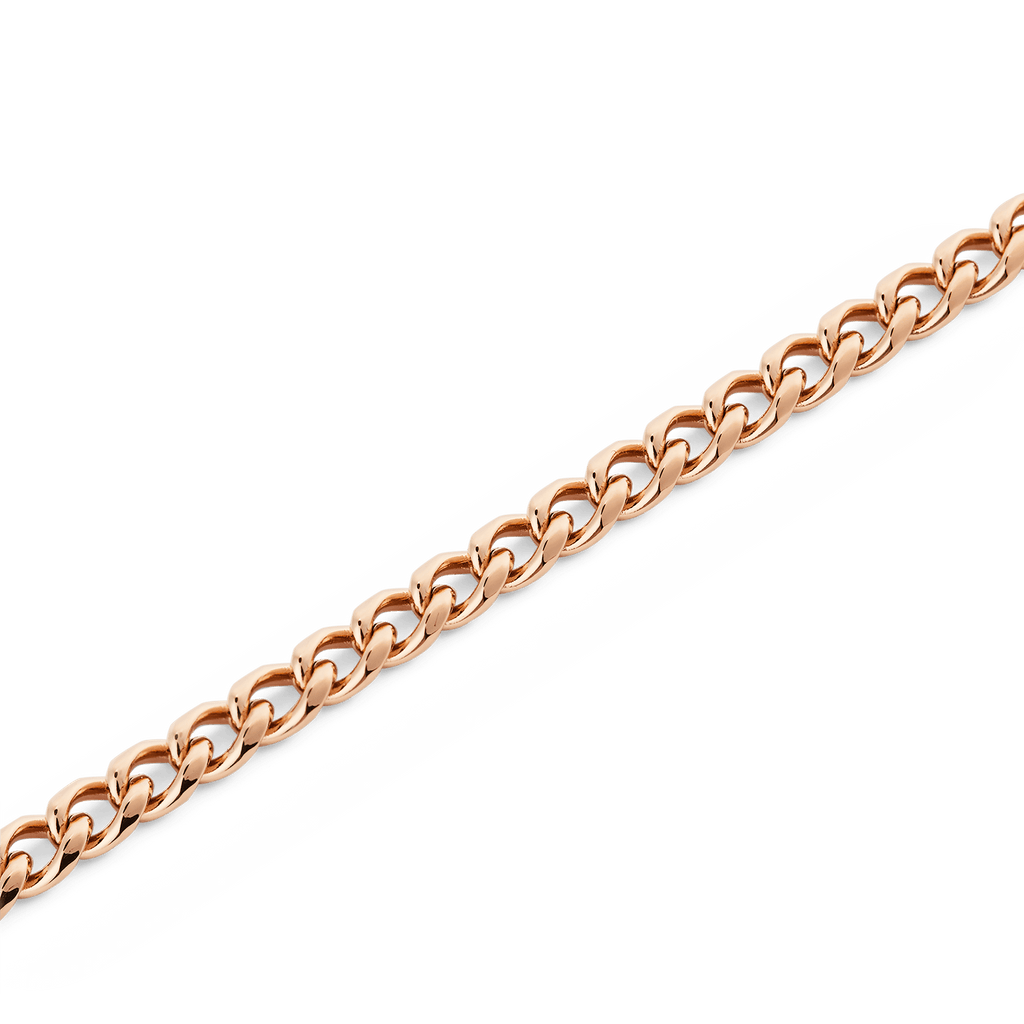 Ellipse 4mm Necklace Rose Gold