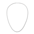 Ellipse 4mm Necklace Silver