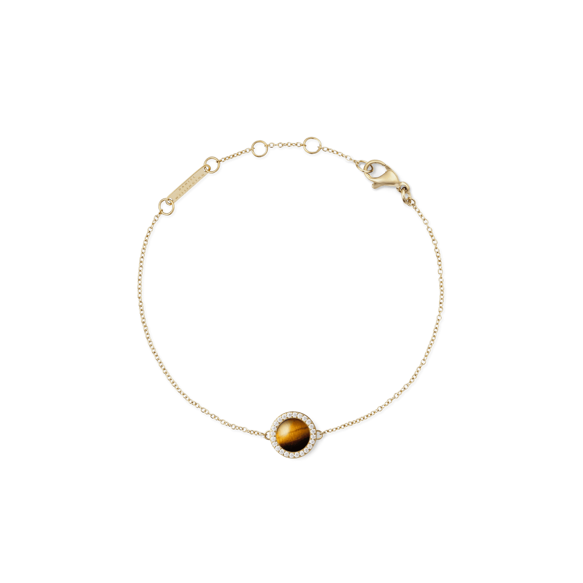 Audrey Bracelet Tiger Eye Gold