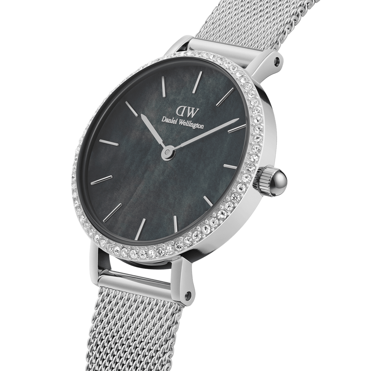 Petite Lumine Bezel Sterling Black MOP