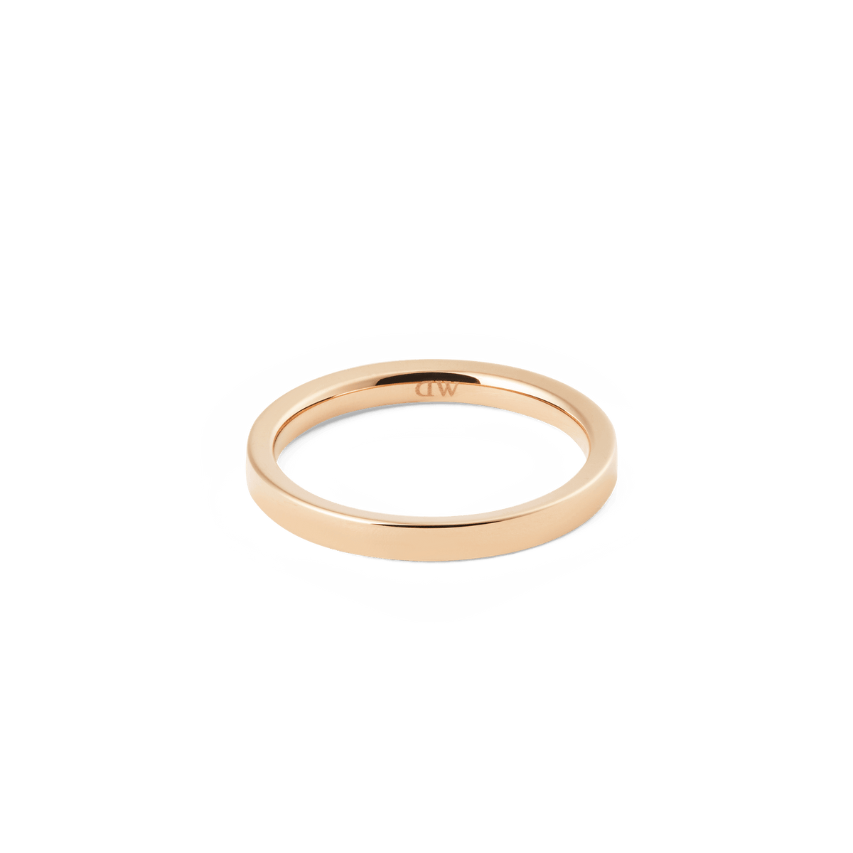 Line Ring Polished Rose Gold 2.5mm