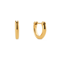 Arch Earrings Gold 9mm